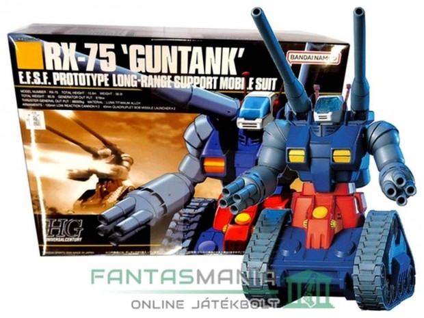 1/144 mretarny Gundam figura High Grade Hguc RX-75 Guntank