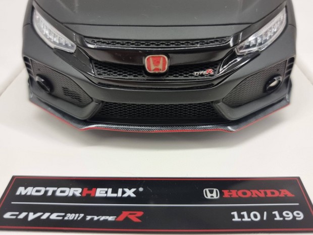 1/18 1:18 Honda Civic Type R Prototype, Motorhelix model, 199 db limit