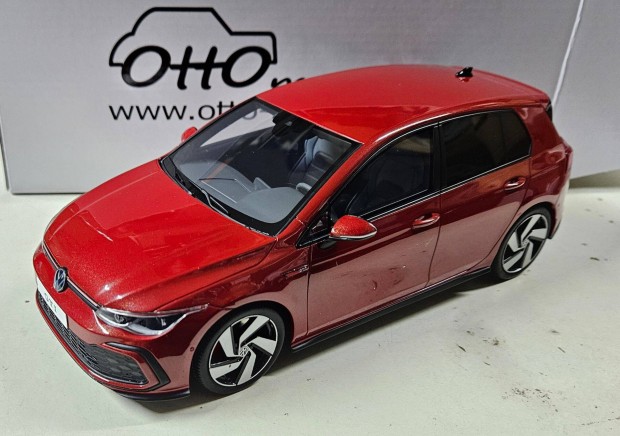 1:18 1/18 Volkswagen VW Golf 8 GTI - 2021 piros - Ottomobile