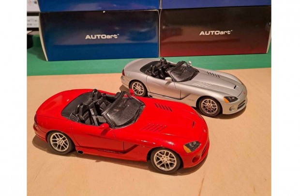 1:18 Burago Dodge Viper SRT modellek