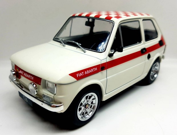 1/18 Fiat 126 Abarth Modelcar kiads autmodell 