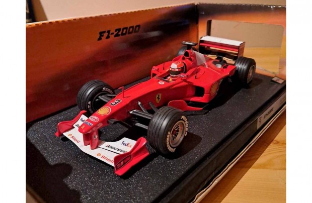 1:18 Hot Wheels Ferrari F1-2000 modell 1/18