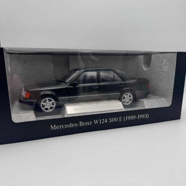 1:18 Mercedes 500 E limitlt, plaketten egyedileg sorszmozott 500 db