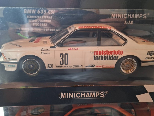 1:18 Minichamps Bmw 635 CSl 