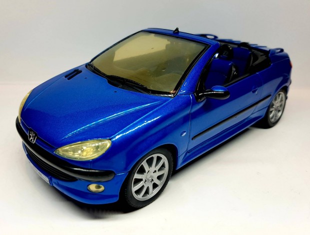 1/18 Peugeot 206 CC Welly kiads autmodell 