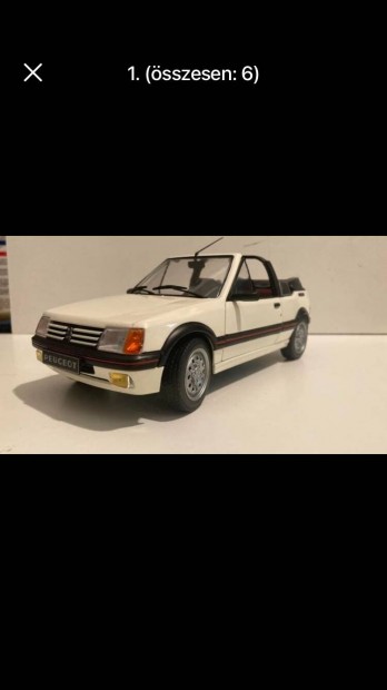 1:18 Solido Peugeot 205 cabrio 