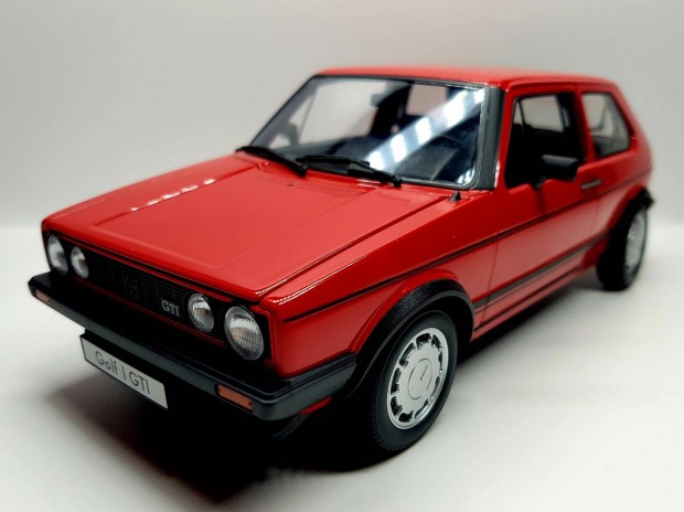 1/18 Volkswagen Golf I GTI Welly kiads autmodell 