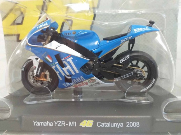 1/18 motor modell Valentino Rossi Yamaha Yzr-M1 Cataunya 2008