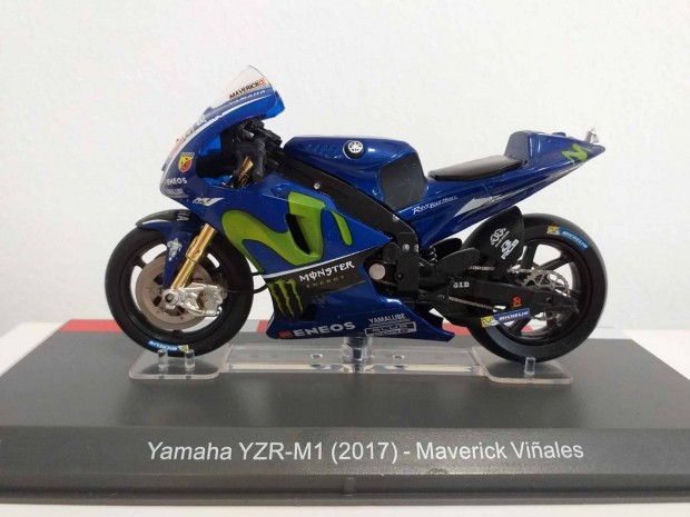 1/18 motor modell, makett Motogp Maverick Vinales 2017 Yamaha Yzr-M1
