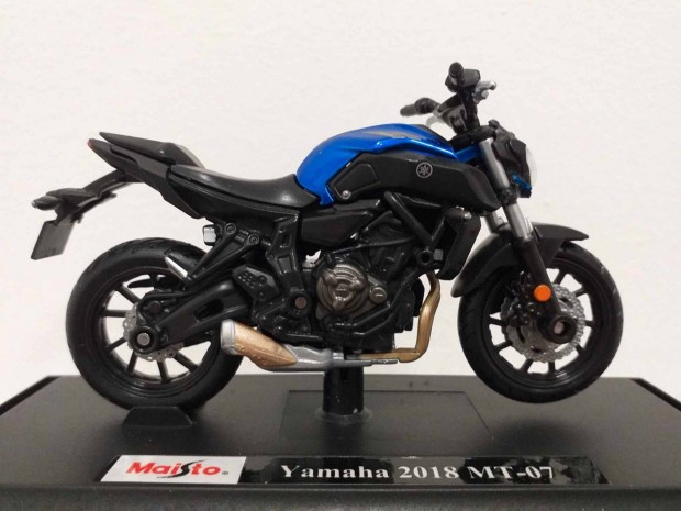 1/18 motor modell, makett Yamaha MT-07 2018