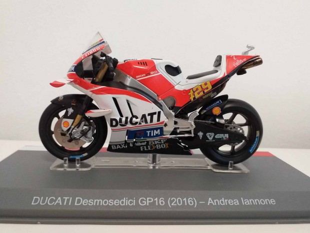 1/18 motor modell, motogp Andrea Iannone 2016 Ducati Desmosedici GP16