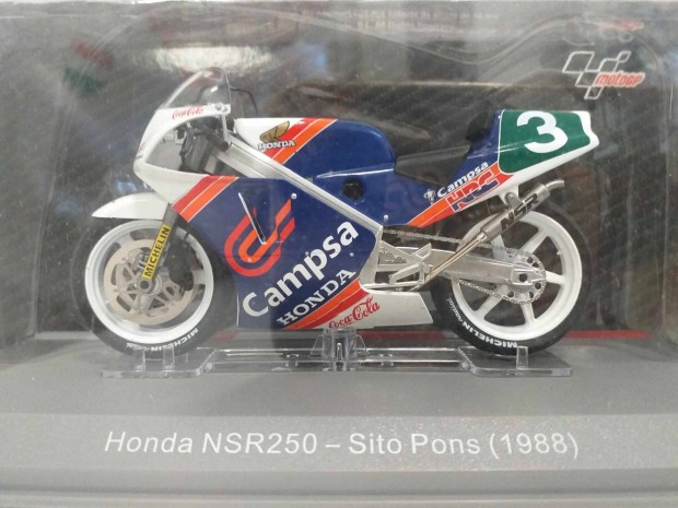 1/18 motor modell, motogp Honda NSR 250 Sito Pons 1988