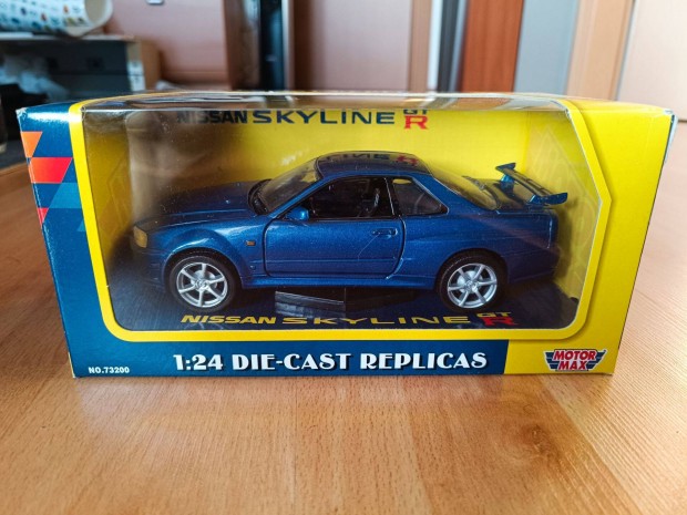 1:24 Motormax Nissan Skyline GT-R R34