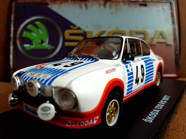 1/24 Skoda 130RS Hachette kiads autmodell 