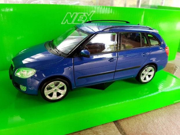 1/24 Skoda Fabia Combi II. Welly kiads autmodell 