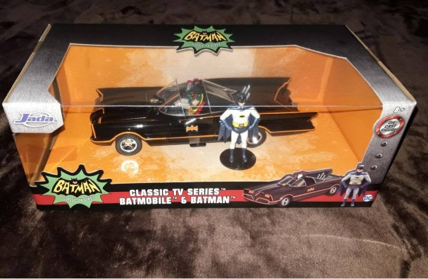 1/24-es 1966 Batmobile TV sorozatbl, j, bontatlan