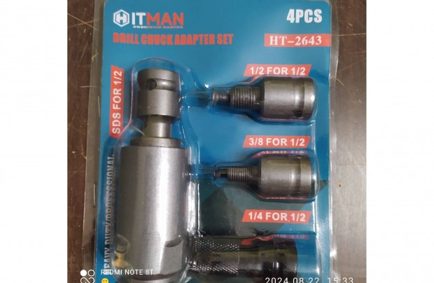 1/2" tvecsavarozhoz adapter kszlet