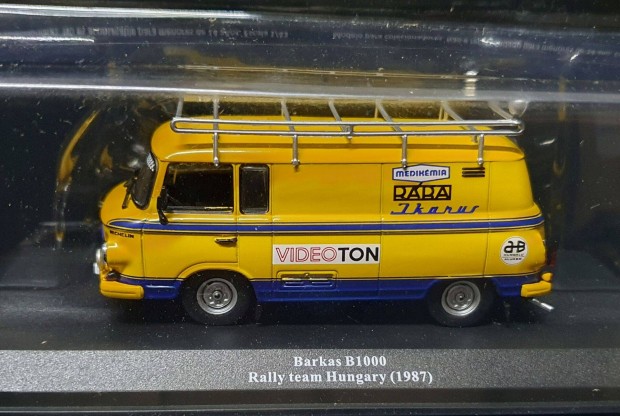 1:43 1/43 Barkas B1000, Rally Hungary Team - 1987 (modellaut)