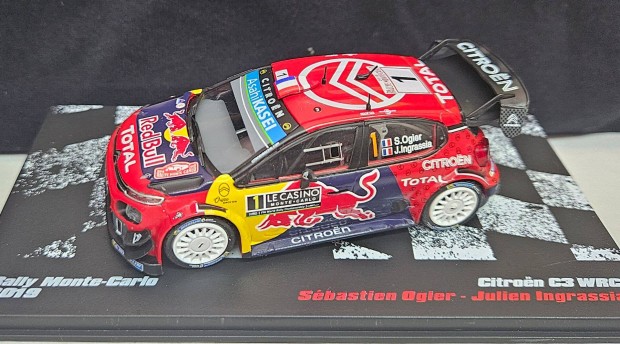 1:43 1/43 Citroen C3 WRC, Rally Monte-Carlo, Ogier/Ingrassia - 2019