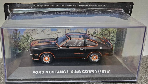 1:43 1/43 Ford Mustang II King Cobra - 1978 fekete