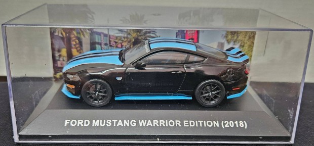 1:43 1/43 Ford Mustang Warrior Edition - 2018 fekete/kk