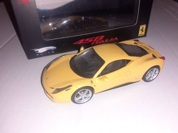 1/43 1:43 Hot Wheels Elite Ferrari 458 Italia metlsrga