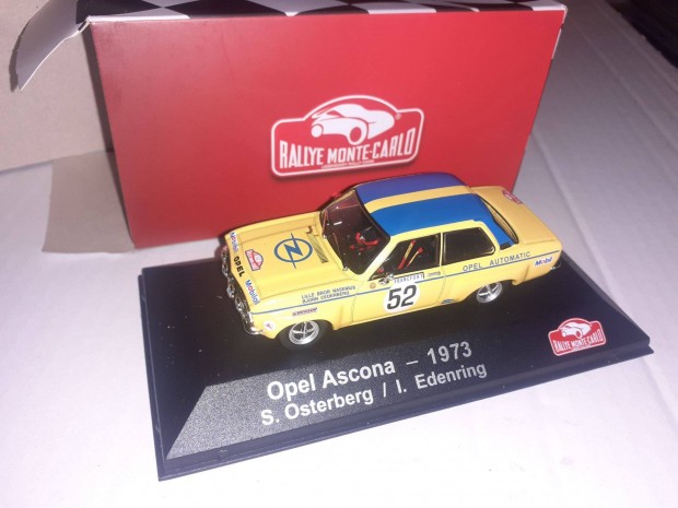 1:43 1/43 Ixo Opel Ascona A Monte Carlo Rallye 1973