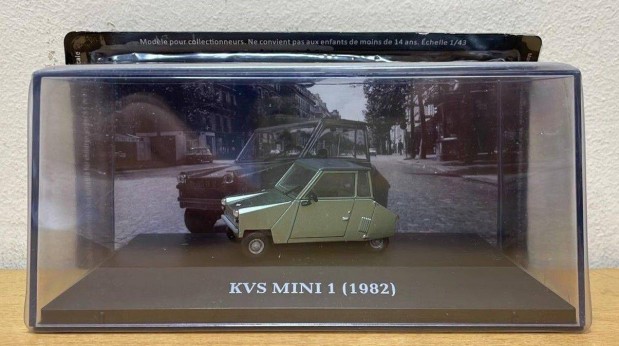 1:43 1/43 Kvs Mini 1 - 1982 zldmetl - Altaya