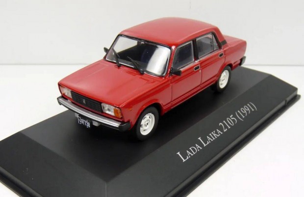 1:43 1/43 Lada Laika 2105 - 1991 piros modellaut