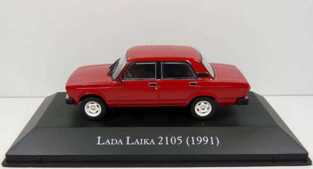 1:43 1/43 Lada Laika VAZ 2105 - 1991 piros - Altaya