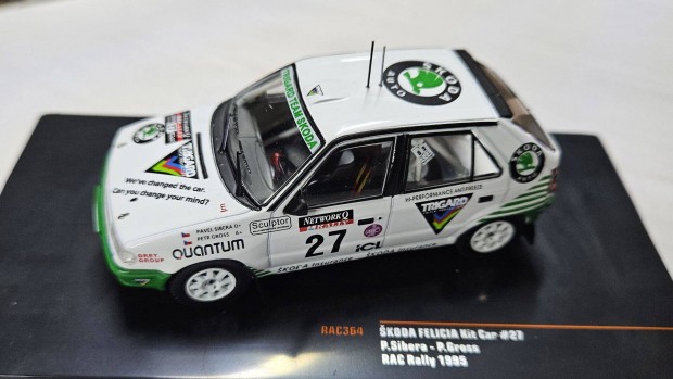 1:43 1/43 Skoda Felicia Kit Car, No.27, RAC Rally, Sibera/Gross - 1995
