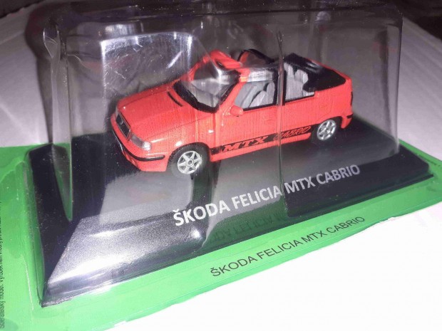 1/43 1:43 Sloda Felicia MTX Cabrio