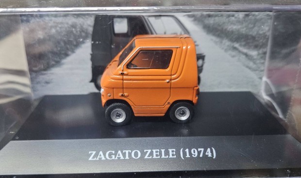 1:43 1/43 Zagato Zele - 1974 narancs - Altaya