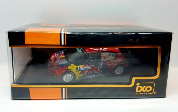 1/43 Citron C3 WRC Ixo kiads autmodell 