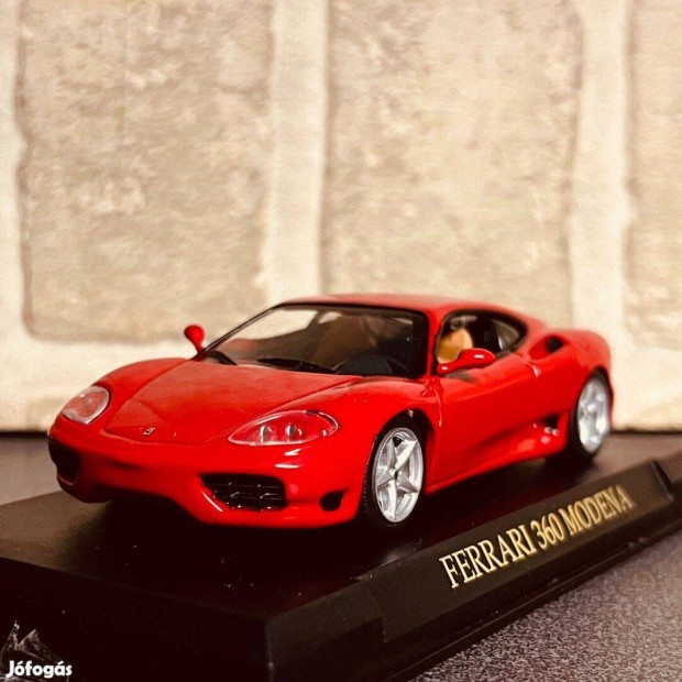 1/43 Ferrari 360 modena modell 1:43 Ritka modellaut vitrindobozban