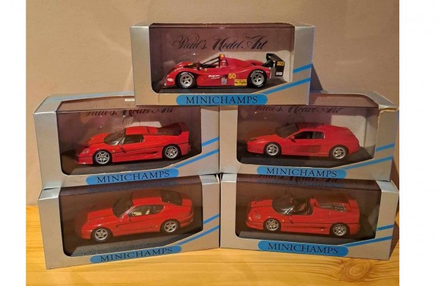 1:43 Minichaps Ferrari modellek