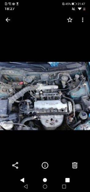 1,5 VTEC Honda motor