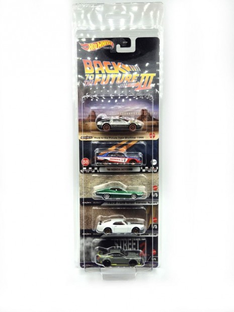 1:64 méretarányú Hot Wheels Premium 5db-os bliszter kártya protektor