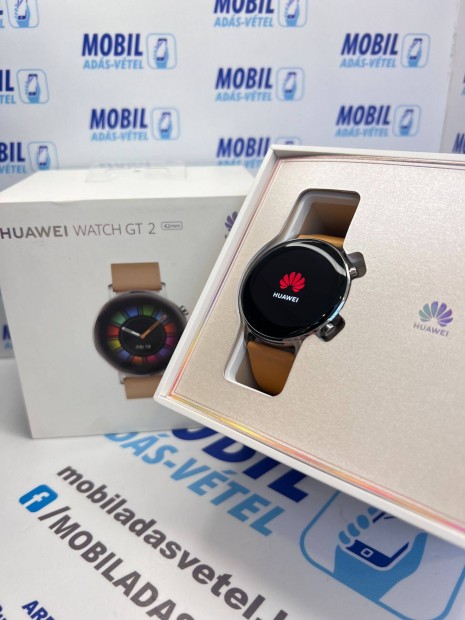 1 Bluetooth-os Huawei Watch GT 2, 42mm okos ra, 6 hnap garancival!