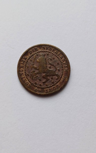 1 Cent 1878 Hollandia, rgi pnz Elad !