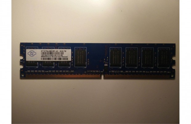 1 GB Nanya 800 MHz PC2-6400 DDR2 tesztelt memria