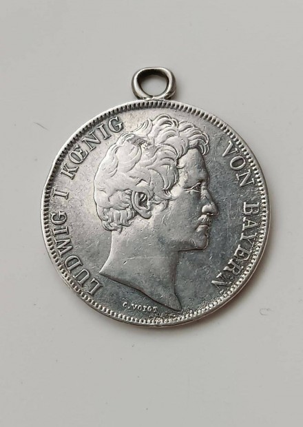 1 Gulden 1842 Bajororszg I. Lajos - ezst medl