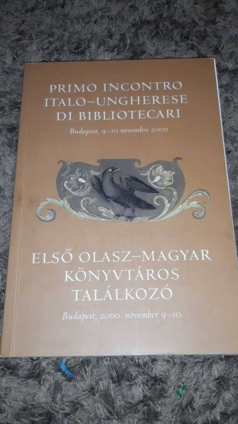 1.Olasz-Magyar knyvtros tallkoz c.knyv elad
