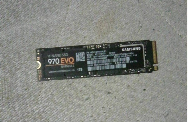 1 Tb-os Samsung 970 Evo Plus SSD (új, 3 év garancia) Postázom is!