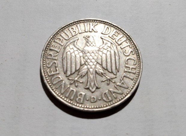 1 deutsche mark ( 1 NSZK mrka ) rme, 1968