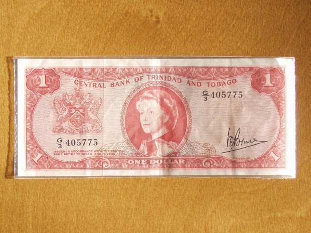 1 dollros, Trinidad s Tobagi (Dl-Amerikai orszg), UNC minsg!