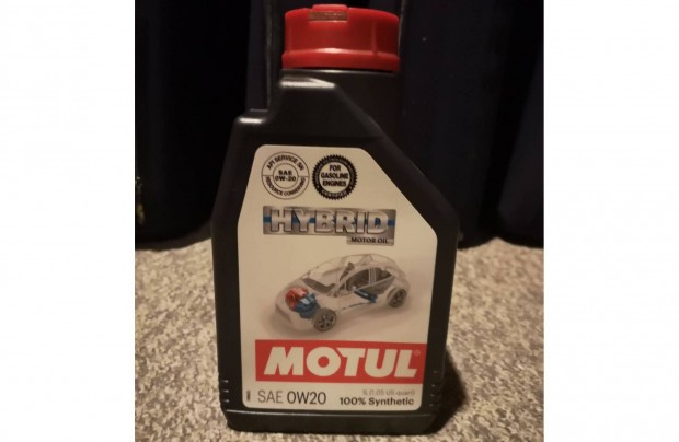 1 l Syntetic Hybrid Motul olaj 0w20, bontatlan