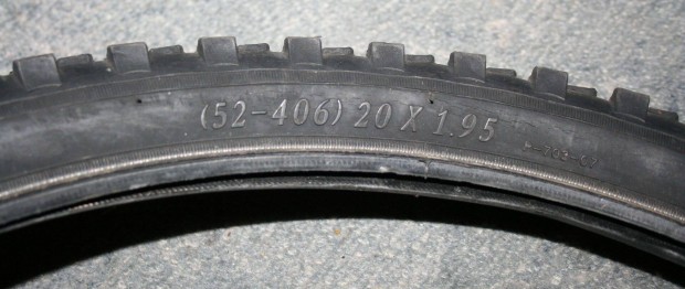 1 pr 20 colos bicikli gumi 406*52