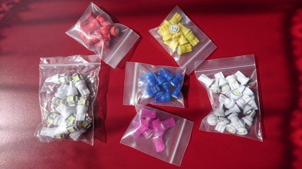 1 p�r �j T10 helyzetjelz� �g� | W5W COB SMD 5630 5050 LED