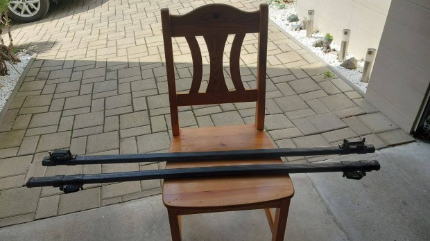 1 pár tetőcsomagtartó keresztrúd tetősínnel rendelkező autóra - 120 cm
